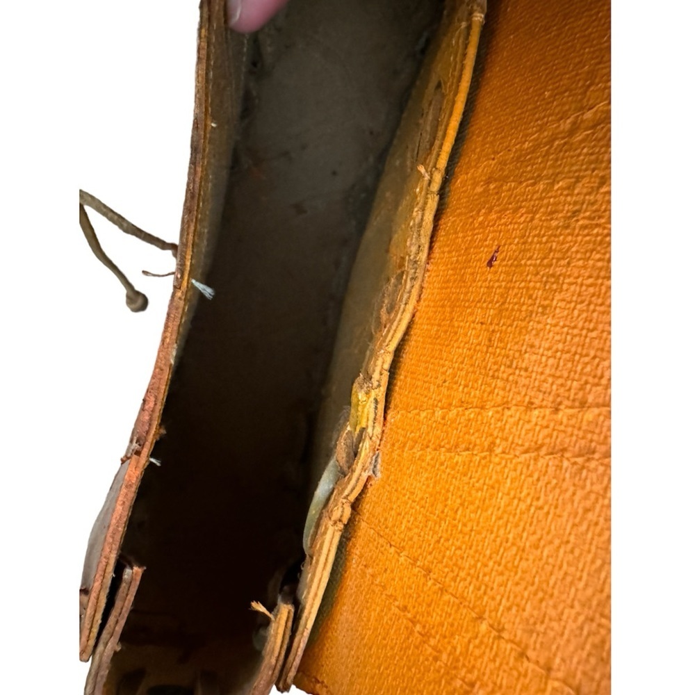 Vintage Leather Patchwork Handmade Saddle Bag - image 4